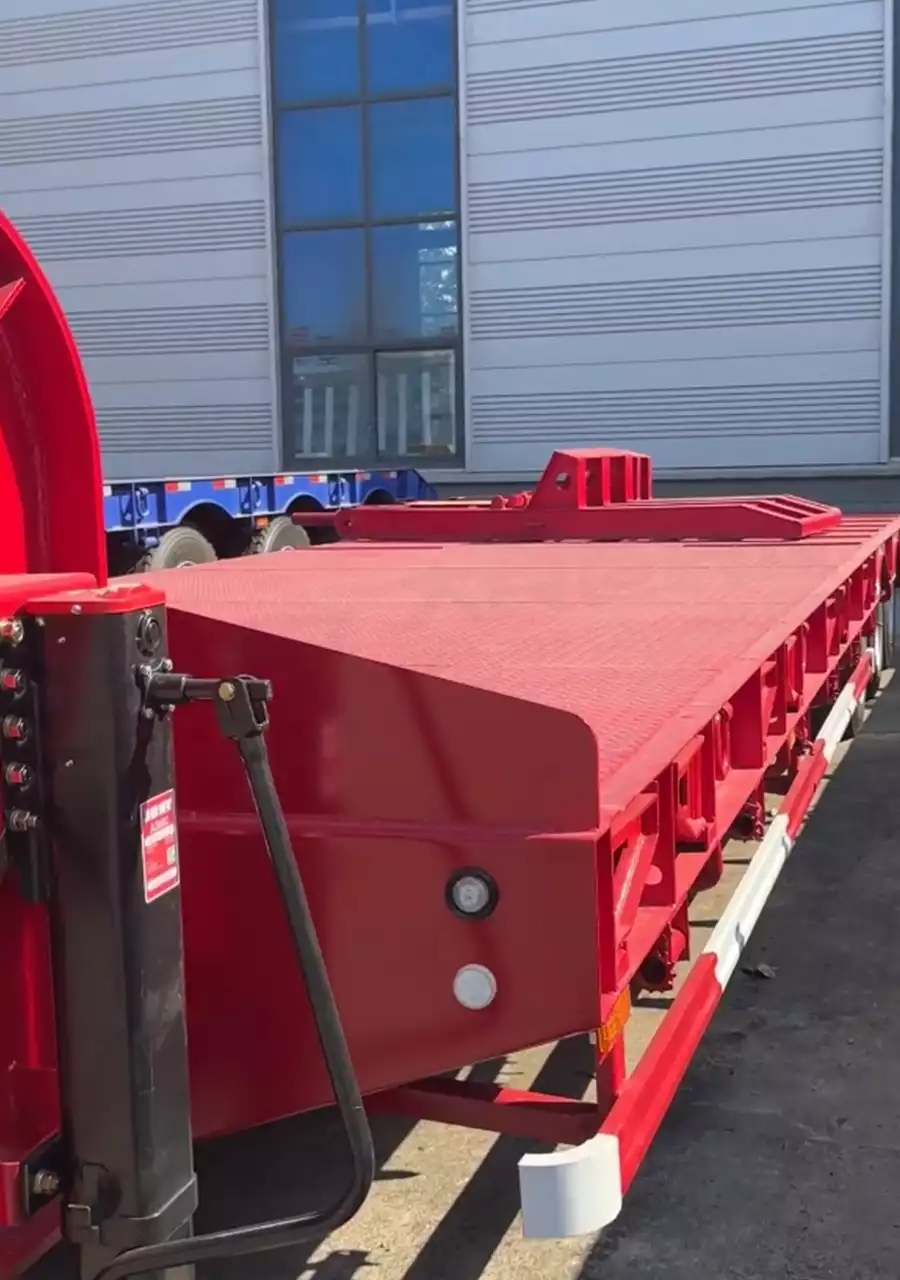 Flatbed Semi-Trailer Showcase: Versatile and Durable for Heavy Loads